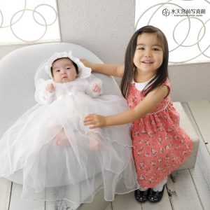 微笑ましいご姉妹さま♡お宮参りおめでとうございます!