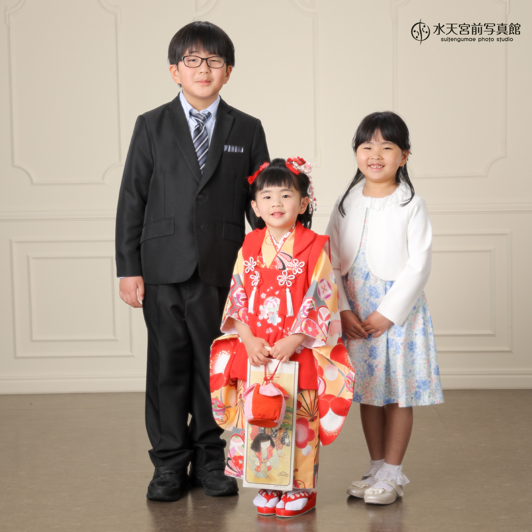 ご立派な三兄妹さまでした✿七五三おめでとうございます！ | 初宮参り