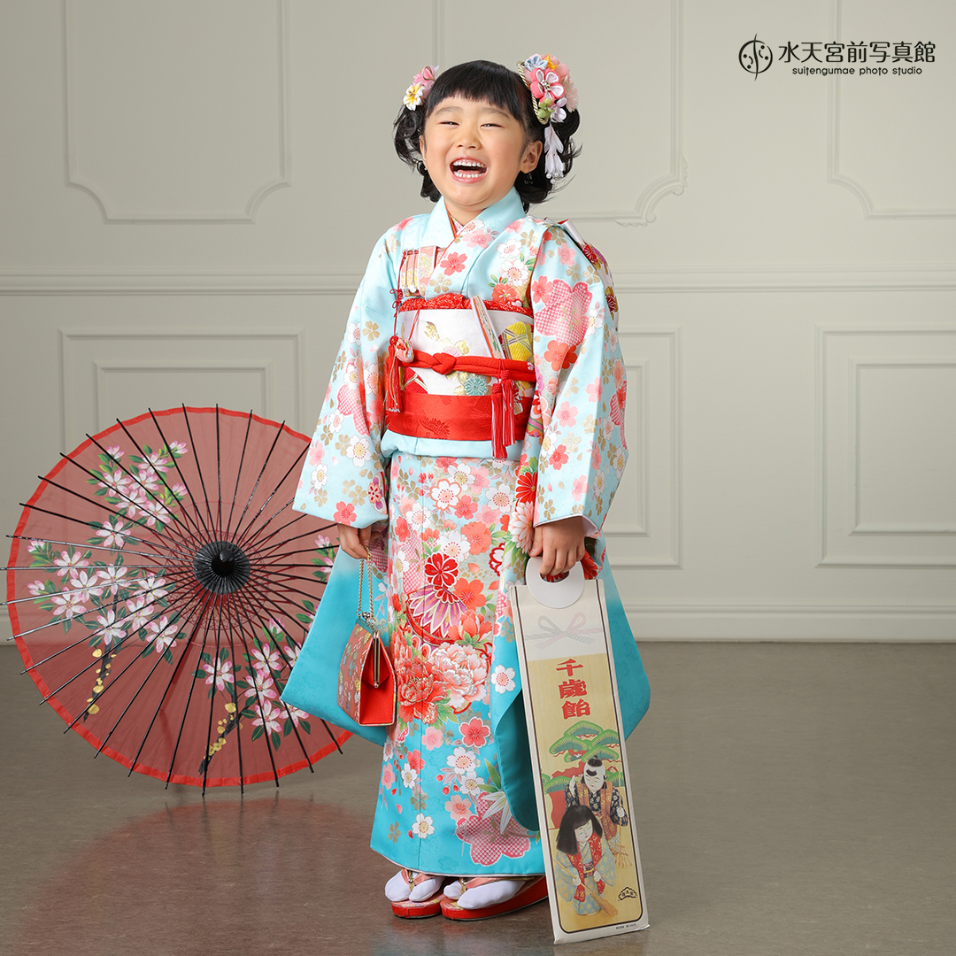 水天宮 7歳七五三】はじけるような笑顔のお姫さま💕 | 初宮参り