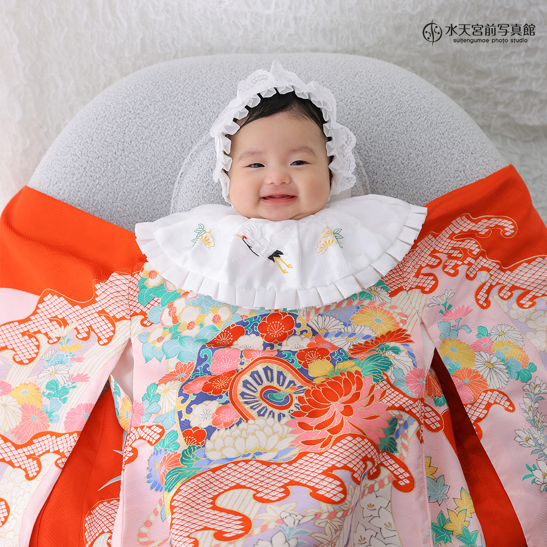 水天宮 初宮参り・百日記念】柔らかな笑顔がとっても愛らしいお姫さま